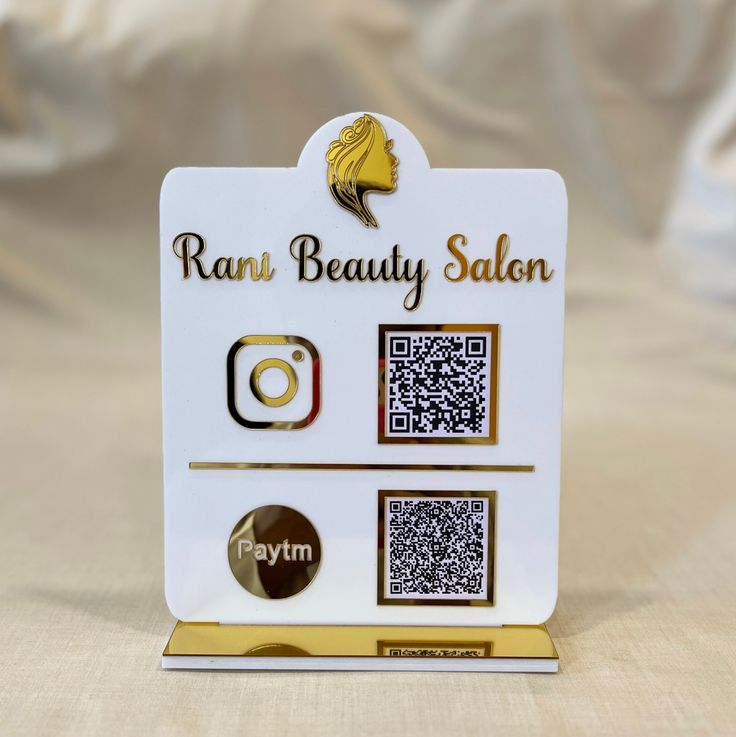 acrylic business/social media signage printing near me